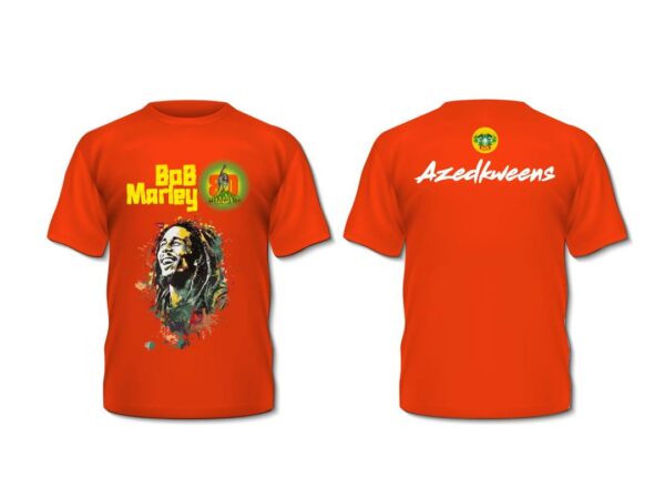 T-shirt AZEDKWEEN - Bob Marley 3